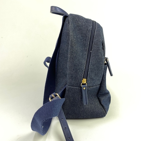 Tommy Hilfiger Demin Synthetic Leather Mini Backpack Blue main image 5